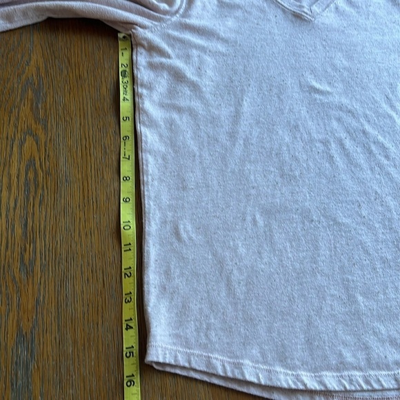 Carhartt Relaxed Fit V-neck Knit Shirt Light Pink With Gray Size M Long Sleeves - Picture 7 of 11